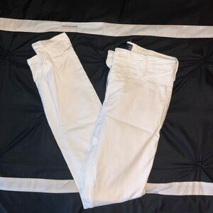 Hollister white skinny-fit jeans